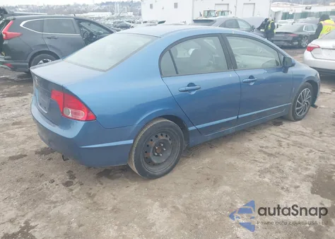 2008 Honda Civic Lx z USA, uszkodzony, nr VIN 1HGFA165X8L070455